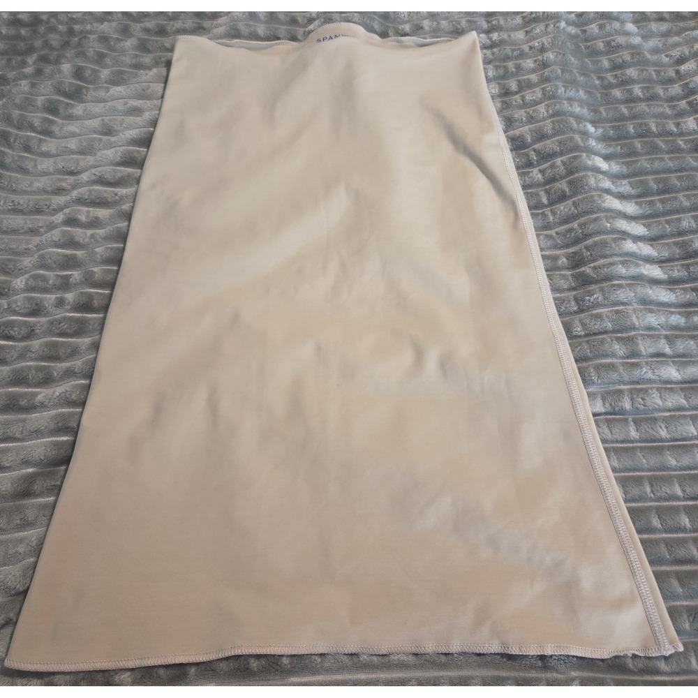 SPANX Slip Skirt Shapewear Womens Small Beige Nude Neutral Shaping Bottom
